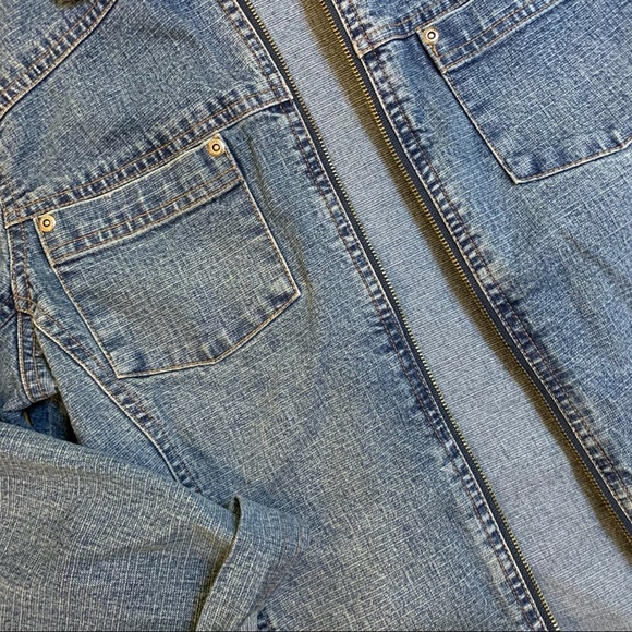 ZIP UP JEAN JACKET - Picture 2 of 4